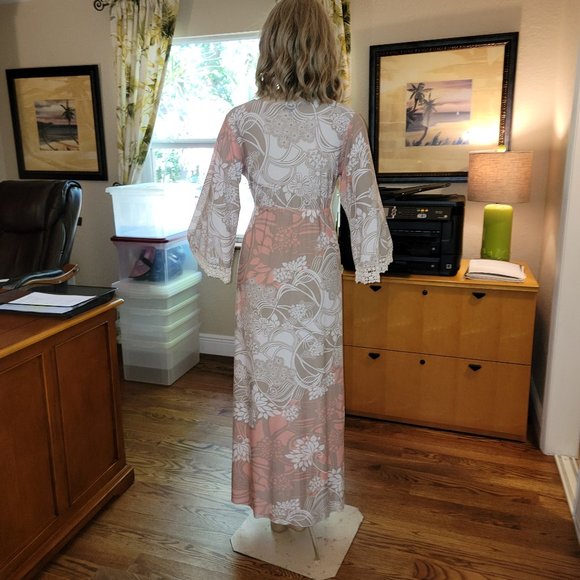 Soma Intimates Empire Waist Long Maxi Dress Size S Small - Like New - Picture 4 of 6